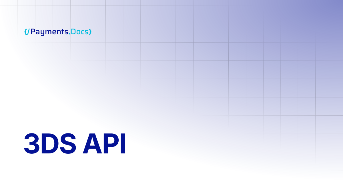 3DS API | Thales Payments - Docs