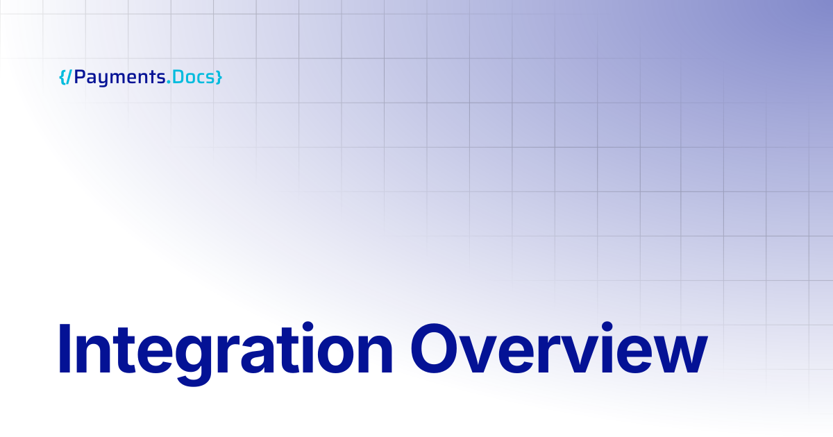 Integration Overview | Thales Payments - Docs