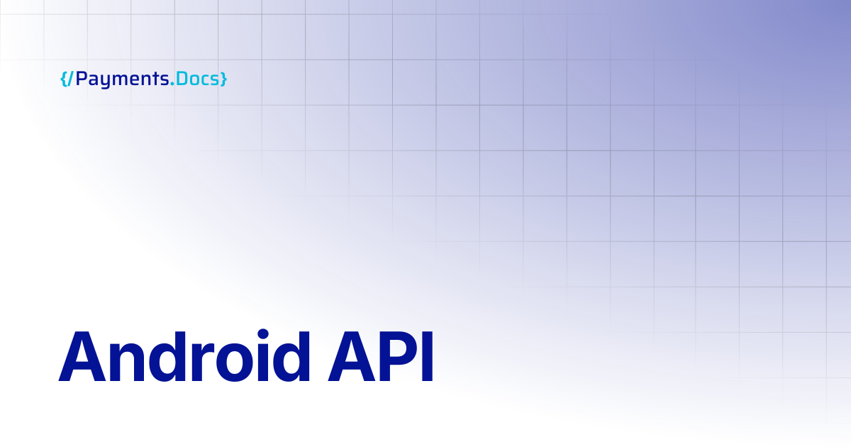 Android API | Thales Payments - Docs