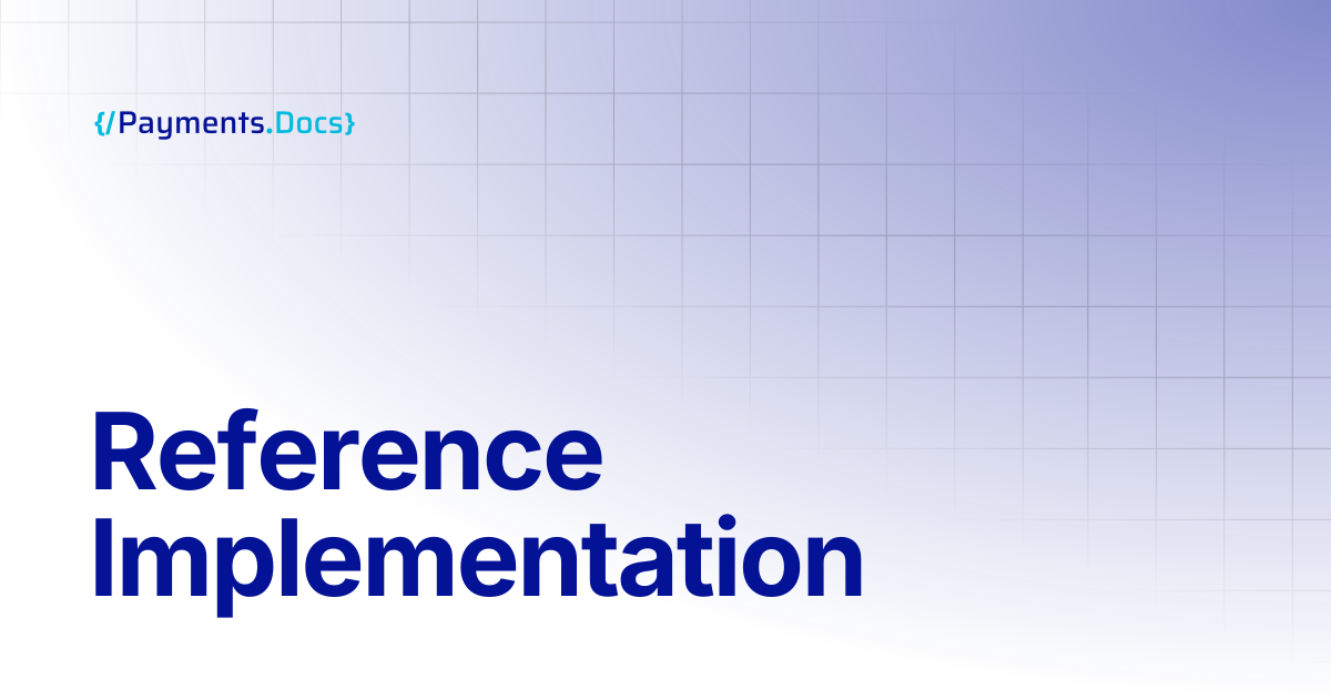 Reference Implementation | Thales Payments - Docs