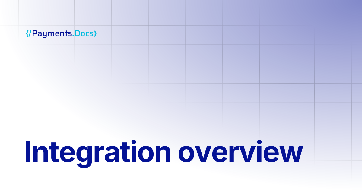 Integration overview | Thales Payments - Docs