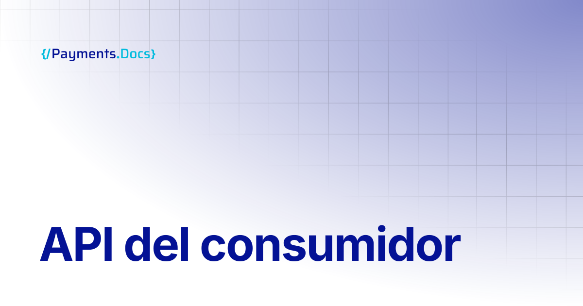 API de consumidor | Thales Payments - Docs
