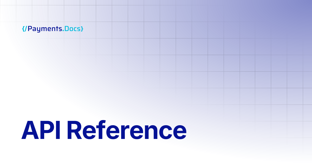 API Reference | Thales Payments - Docs